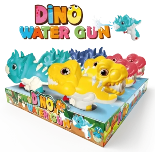 Vodná pištoľ DINO s cukrovinkou 5g